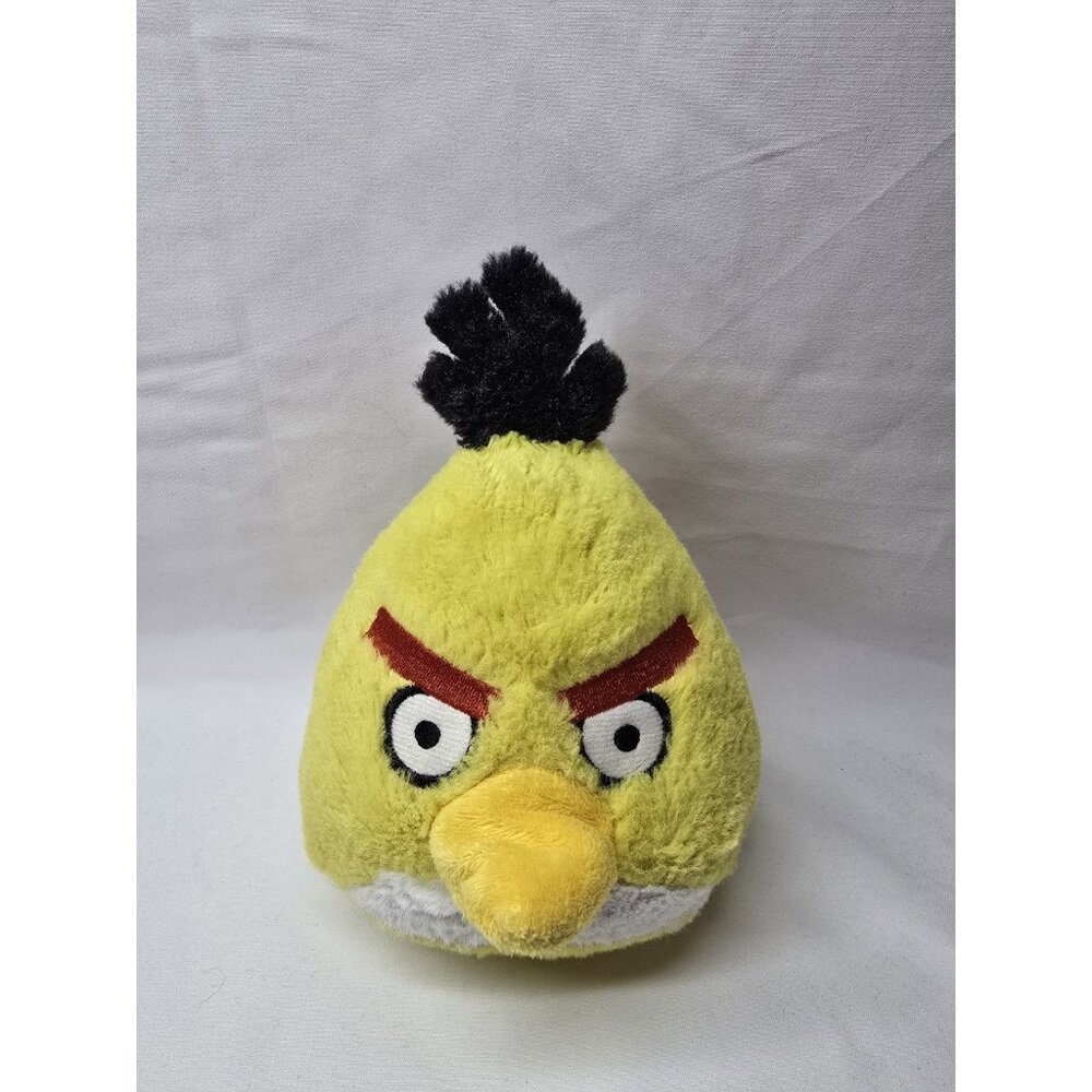 Angry Birds Yellow Chuck Bird 5" Plush Stuffed Animal Toy- NO SOUND